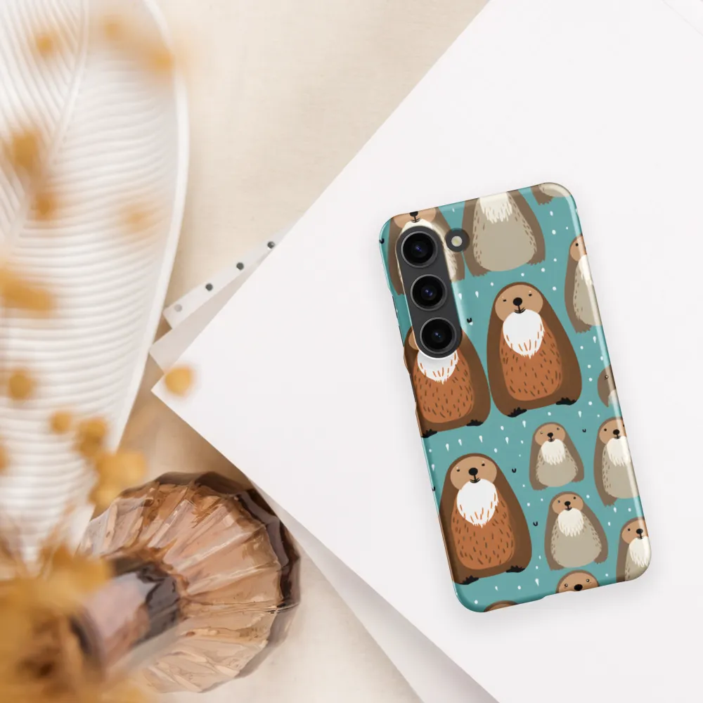 Whimsical Otter Pattern