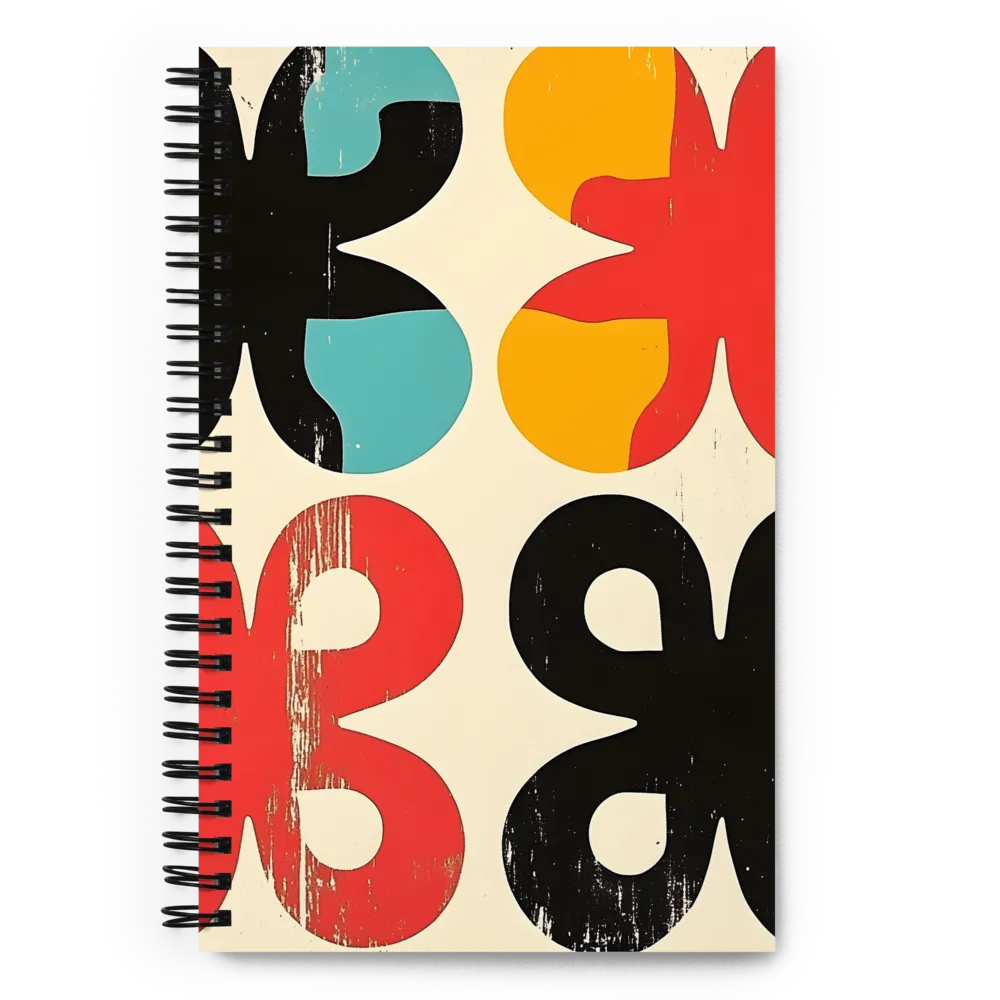 Geometric Playfulness | Spiral Notebook