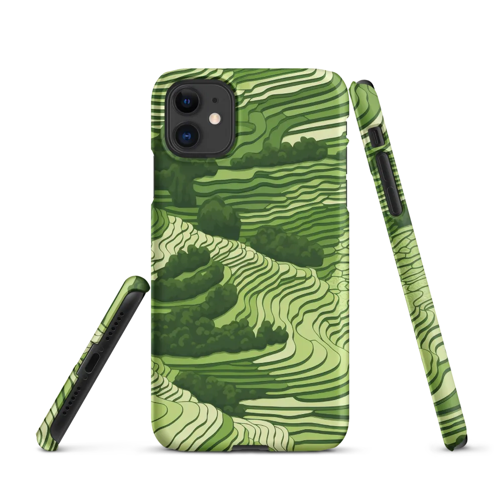 Waves of Green: An Abstract Landscape