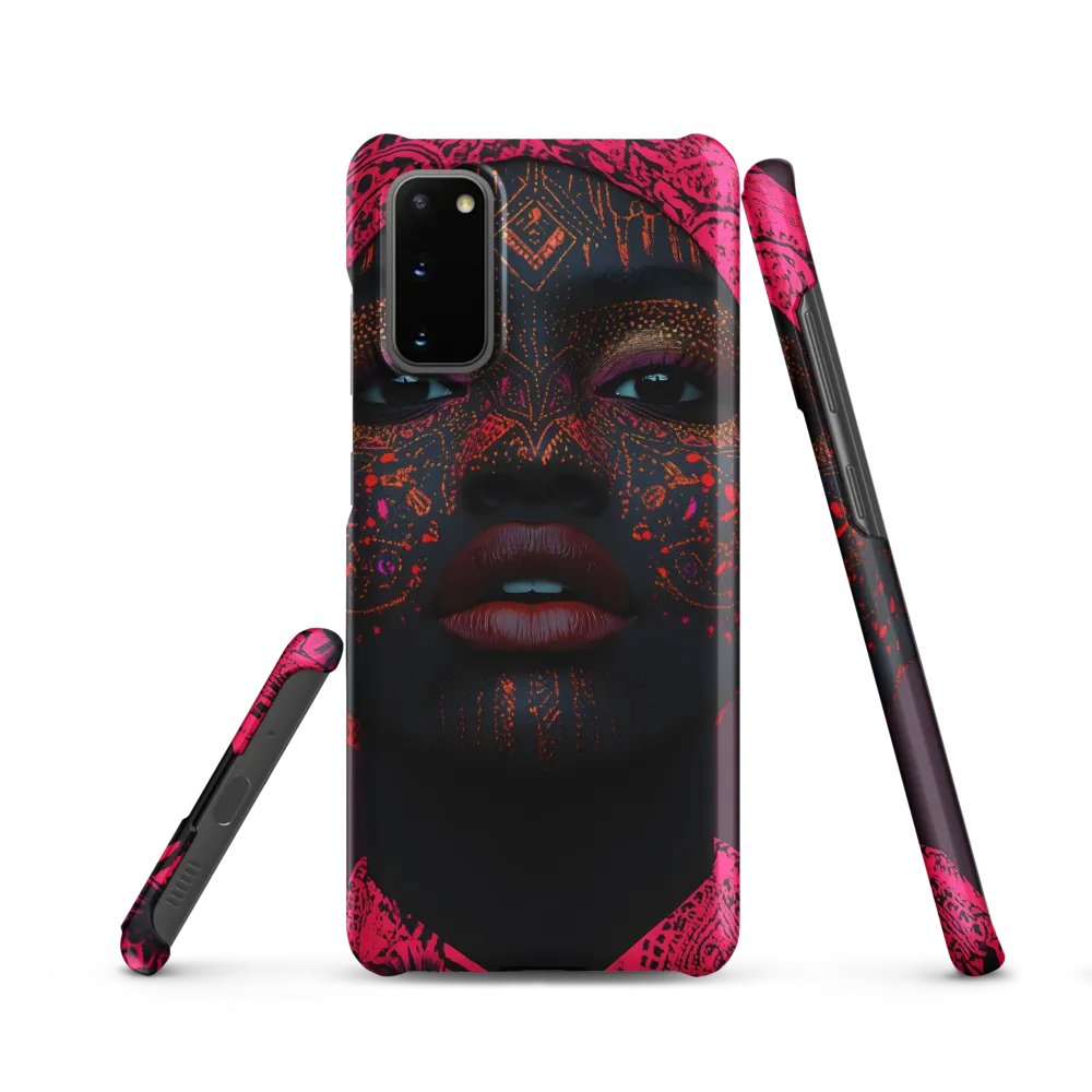 Neon Adornments: A Portrait of Cultural Expression