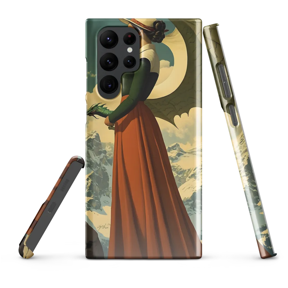 Mystic Harmony: The Dragon Keeper | Phone Case |  S22 Ultra | Snap Case | Glossy