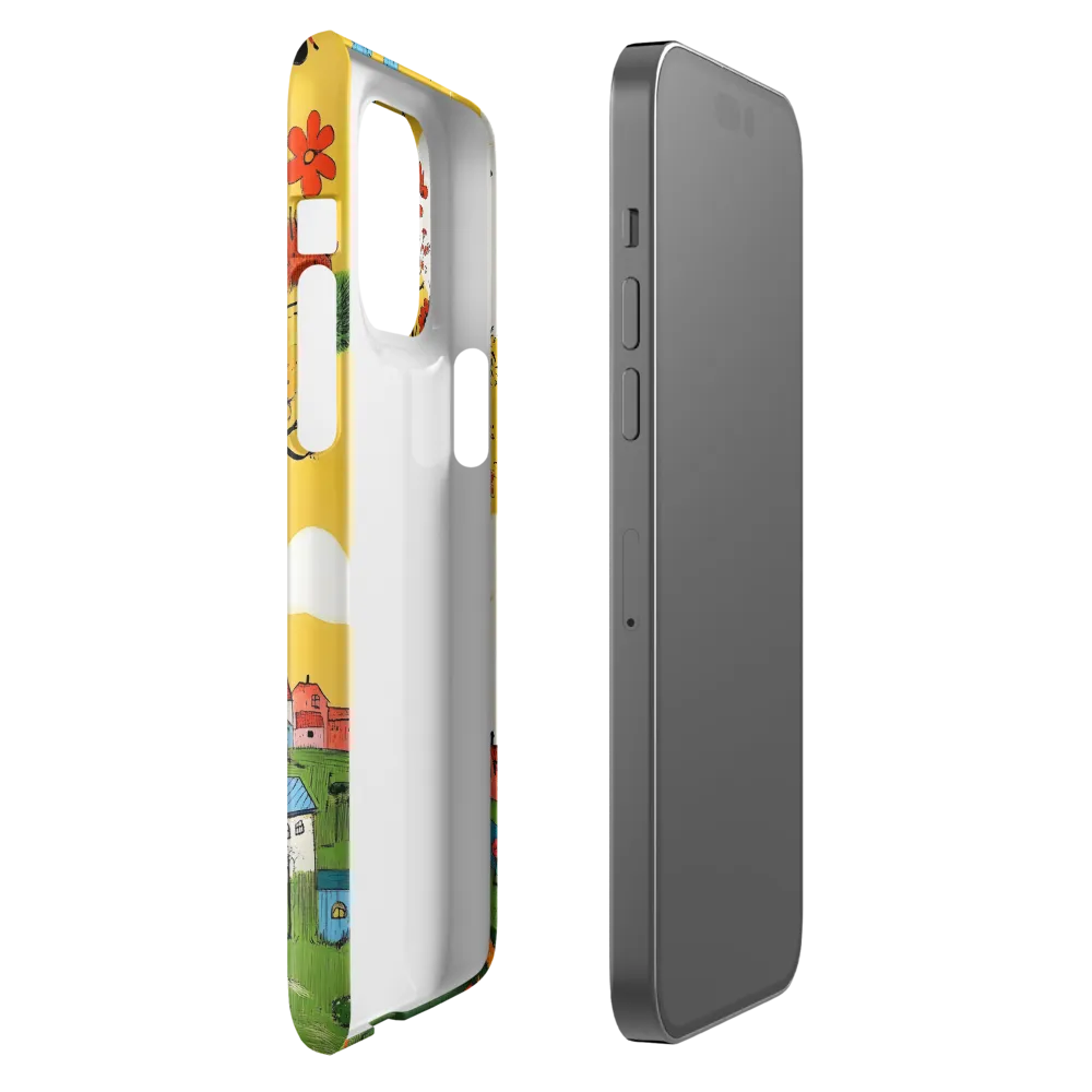 Whimsical Blooms of Life | Phone Case |  14 Pro Max | Snap Case | Glossy