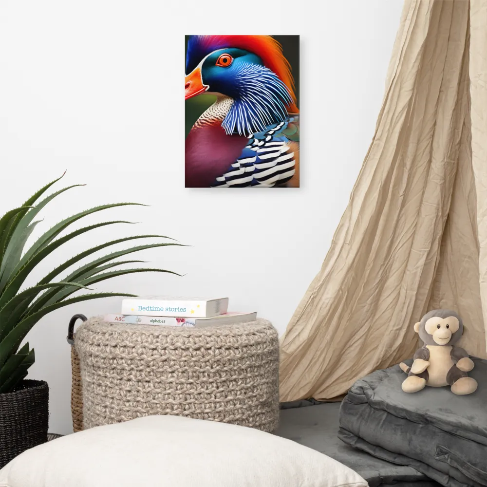 The Majestic Mandarin | Canvas | 12″×16″