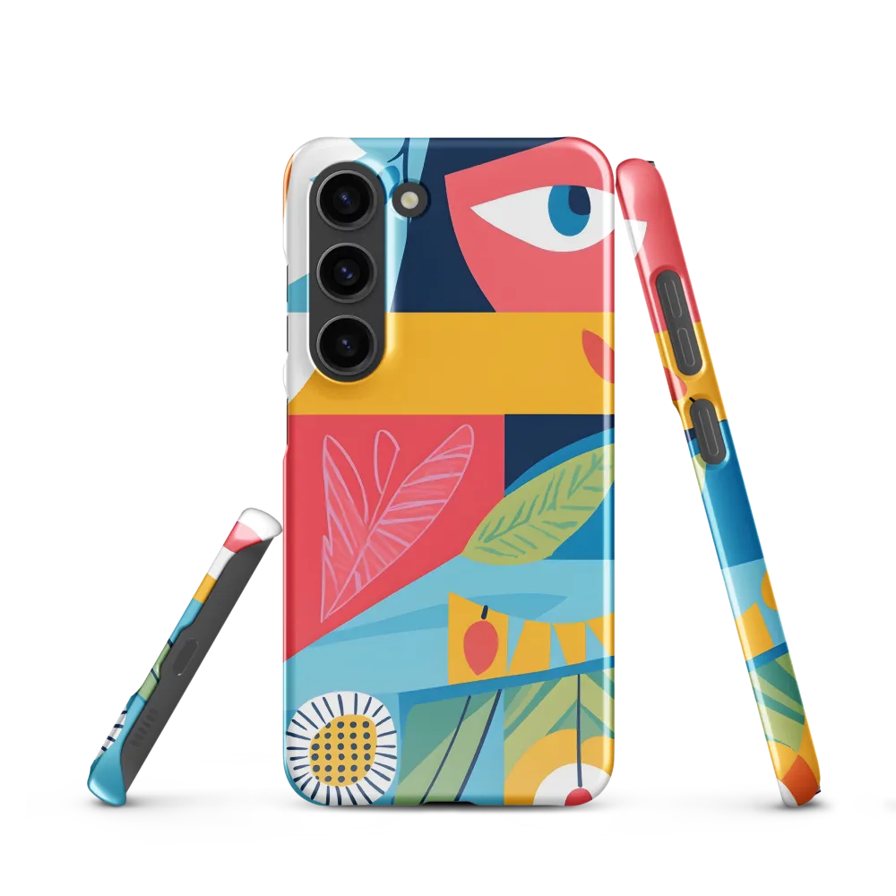 Vibrant Geometric Visage