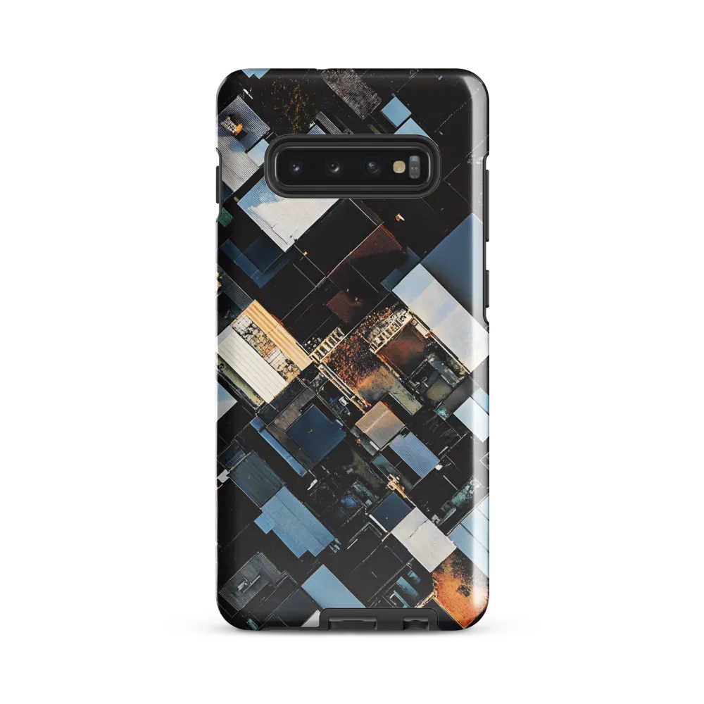 Urban Mosaic from Above | Phone Case |  S10 Plus | Tough Case | Glossy