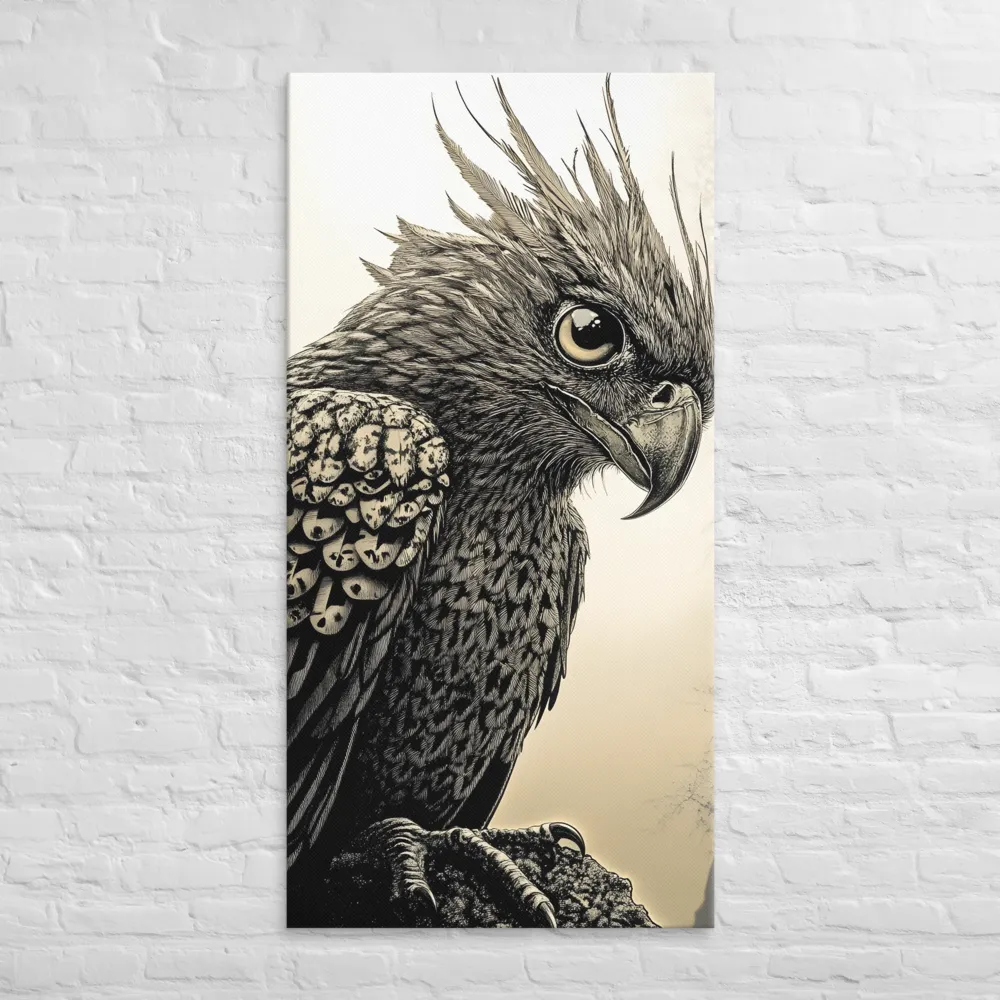 Majestic Owl in Detail | Canvas | 30″×60″