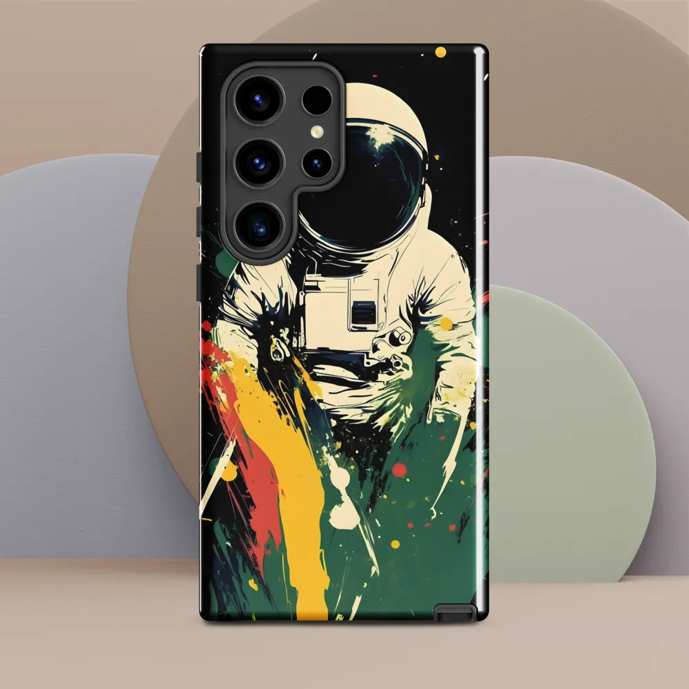 Cosmic Splash: The Astronaut's Journey