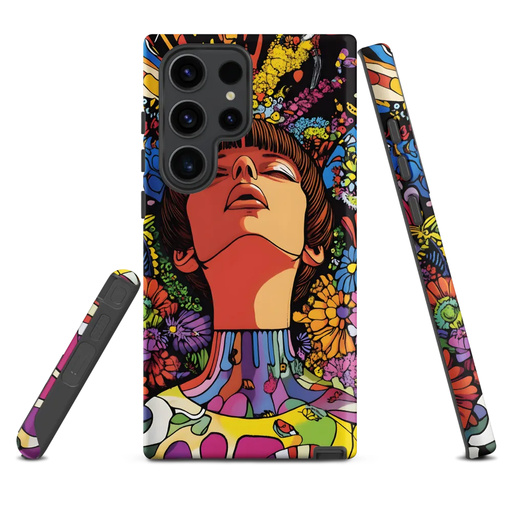 Vibrant Ecstasy: A Psychedelic Portrait