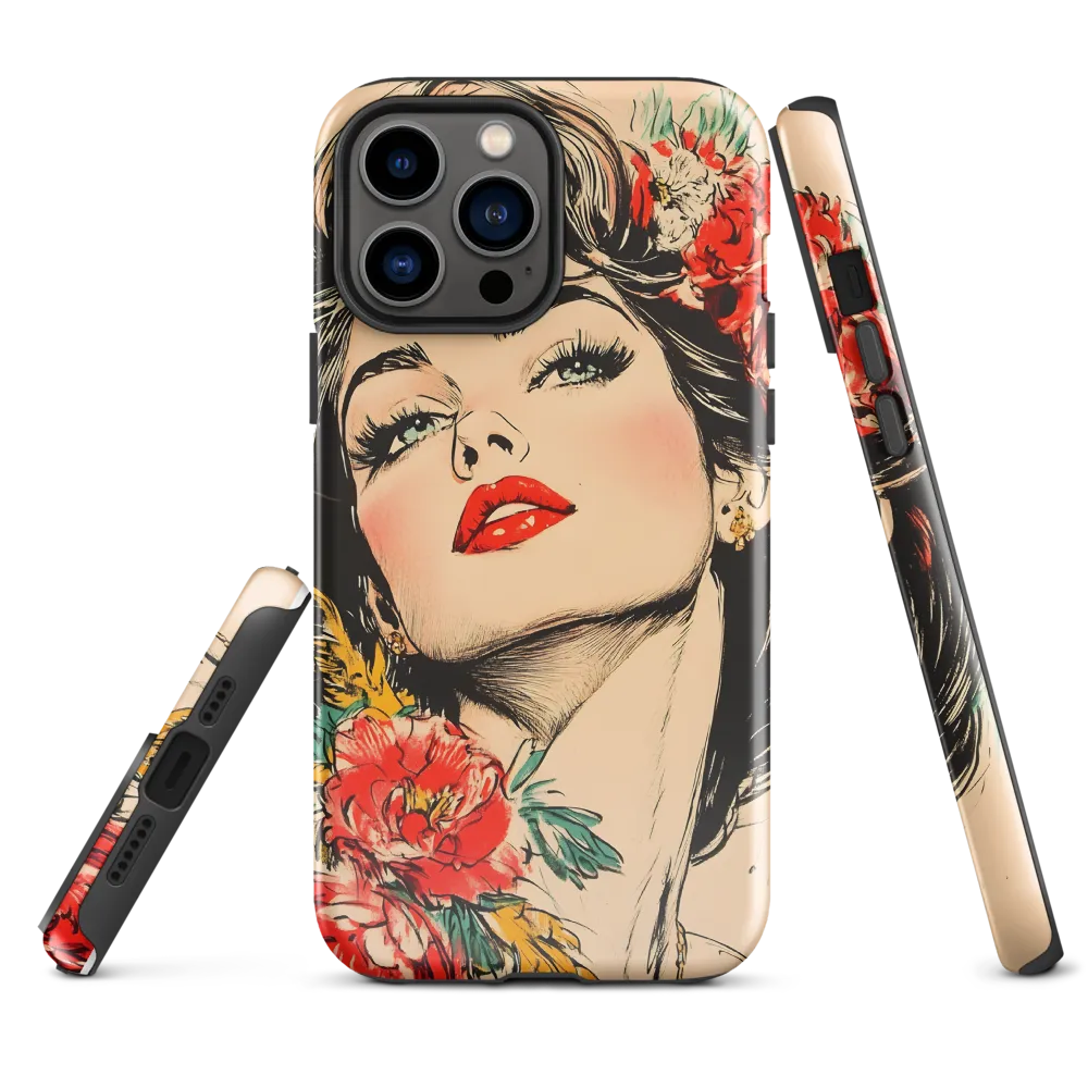 Radiance in Red: A Portrait of Elegance