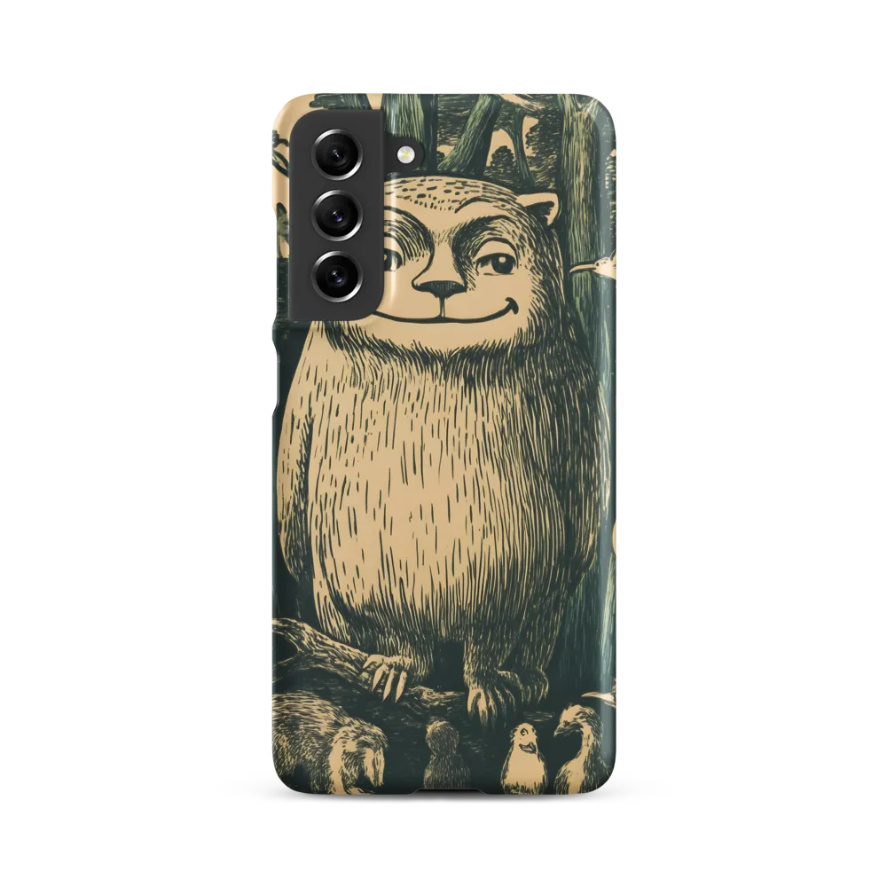 Forest Guardian: A Whimsical Encounter | Phone Case |  S21 FE | Snap Case | Matte