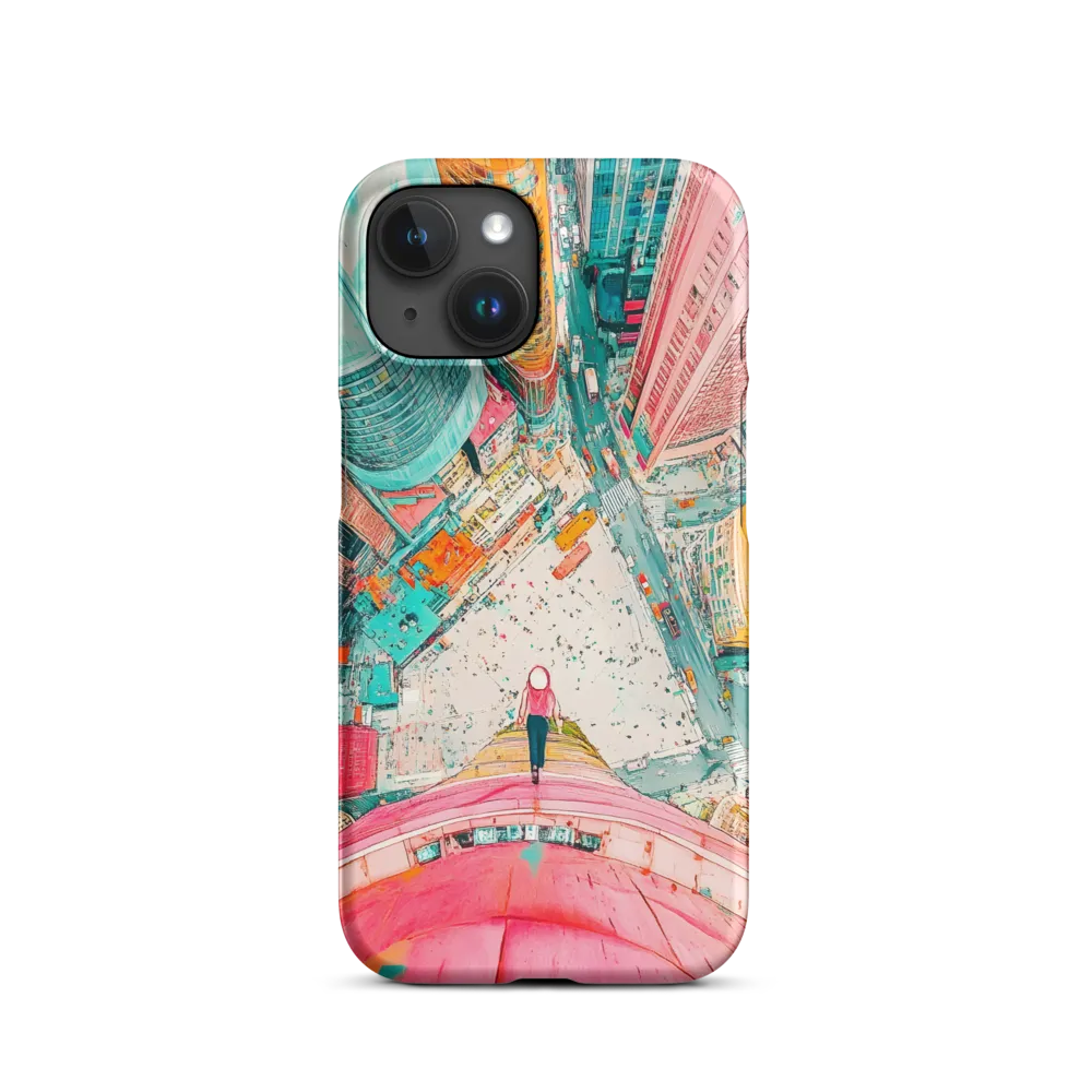 Vertical Horizons: A Surreal Cityscape Adventure | Phone Case |  15 | Snap Case | Matte