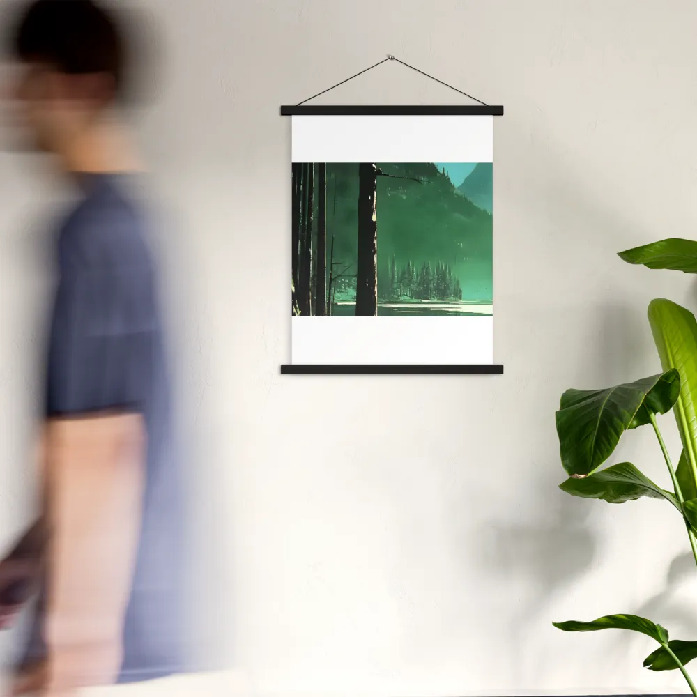 Reflections of Tranquility | Poster With Black Wood Hanger | 18″×24″