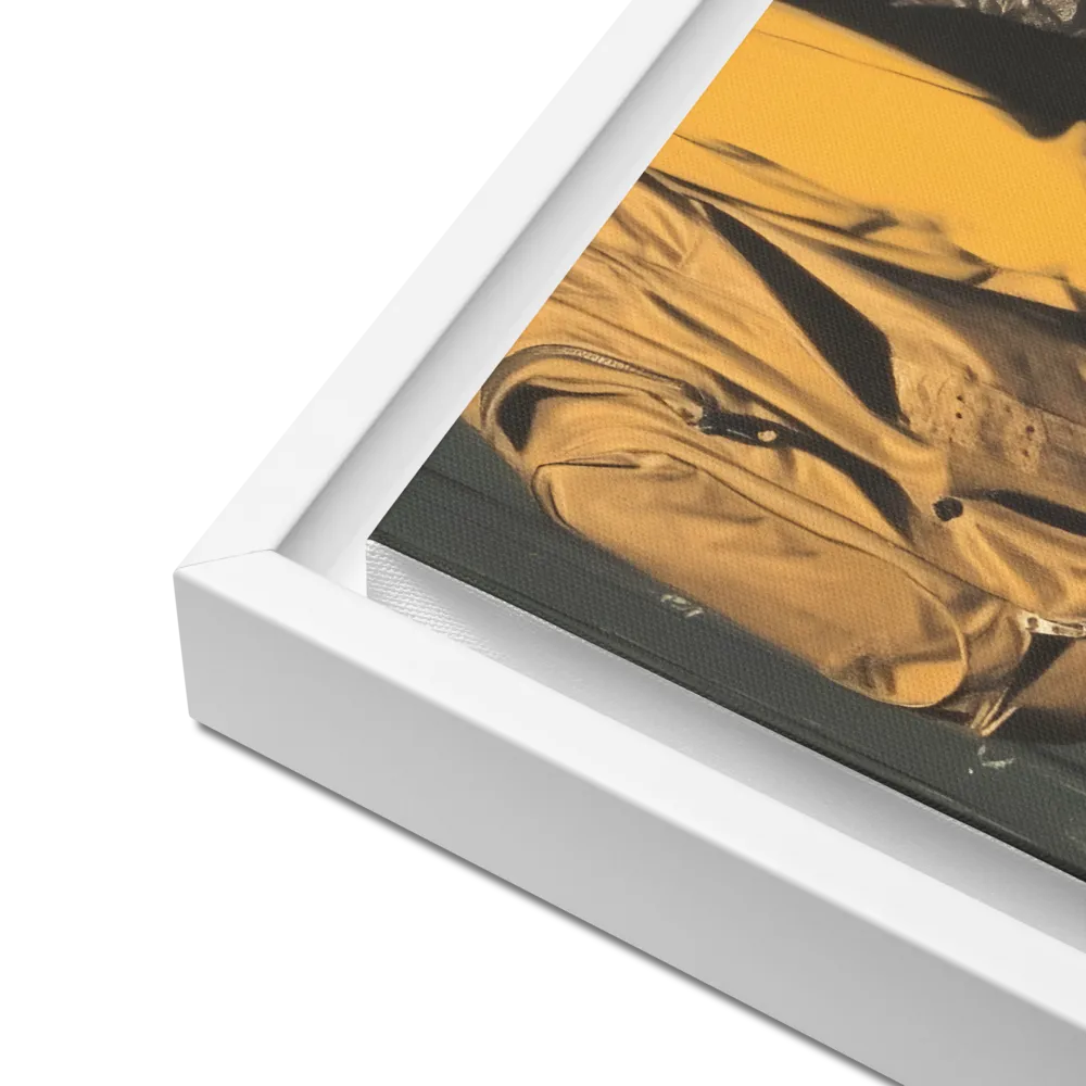 Silent Reflection | Canvas with White Frame | 12″×16″