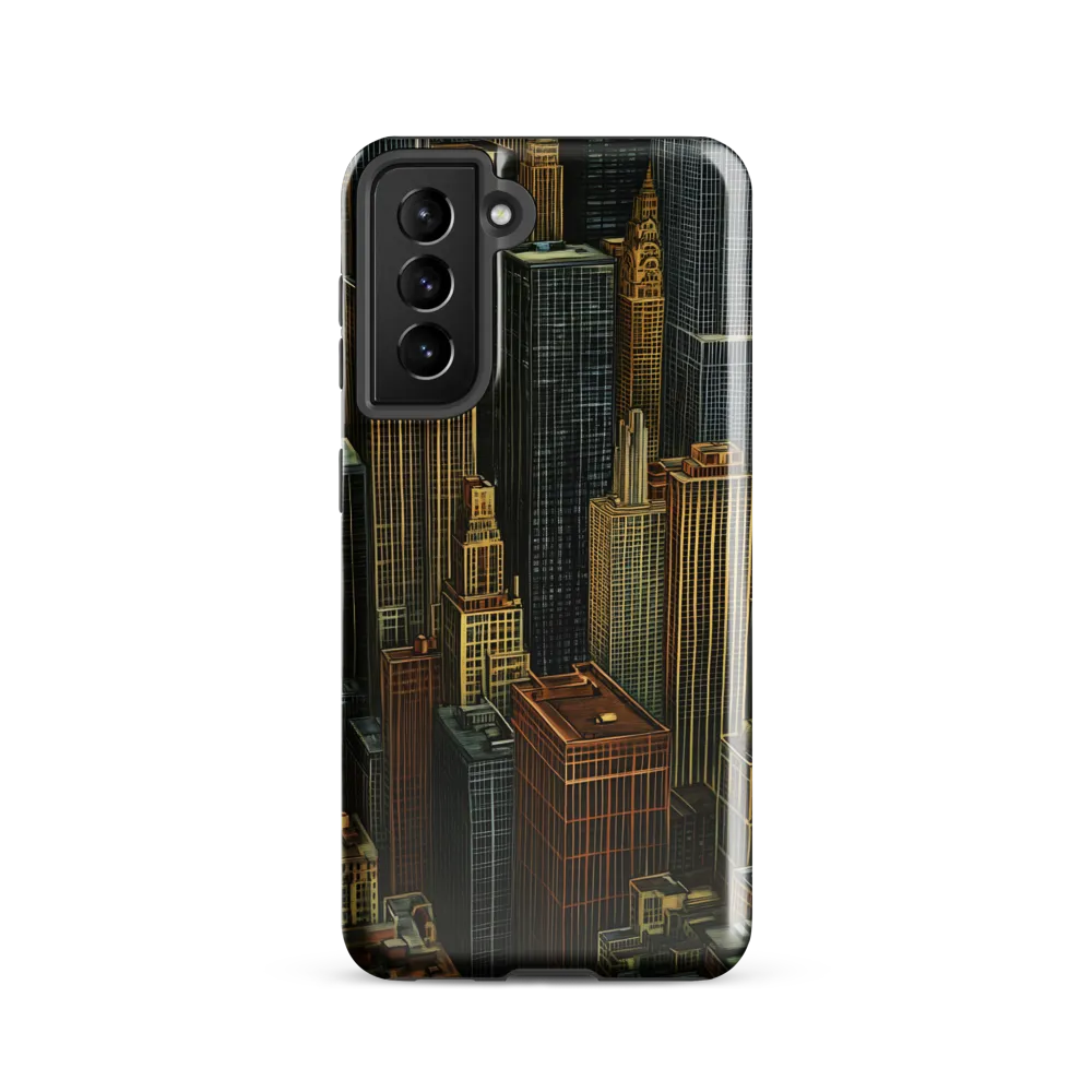 Urban Elegance: A Golden Cityscape