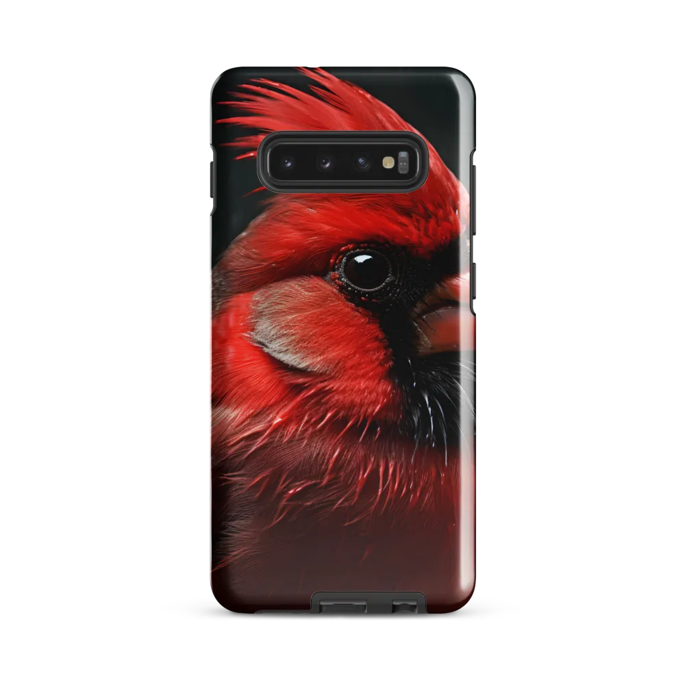 The Bold Cardinal | Phone Case |  S10 Plus | Tough Case | Glossy