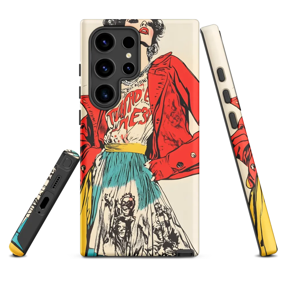 Vibrant Elegance: A Pop Art Fashion Statement