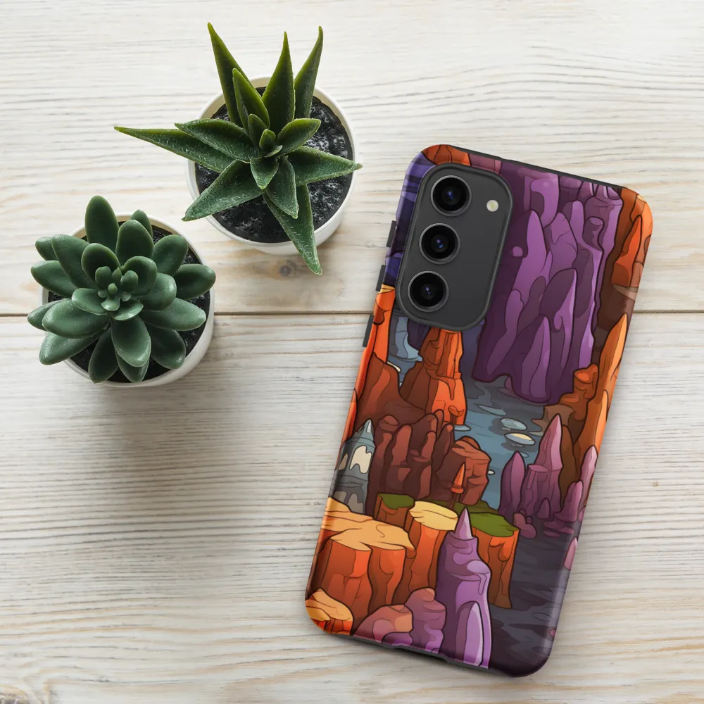 Vibrant Rockscape: A Digital Odyssey