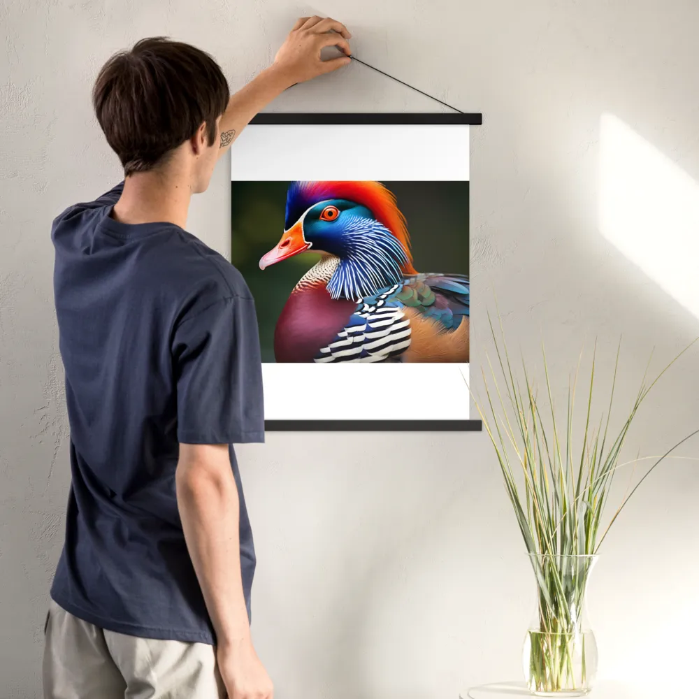 The Majestic Mandarin | Poster With Black Wood Hanger | 18″×24″