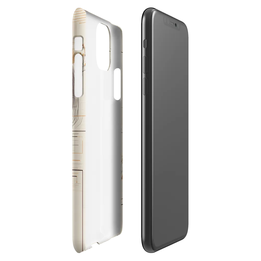 Serenity in Lines | Phone Case |  11 Pro Max | Snap Case | Glossy