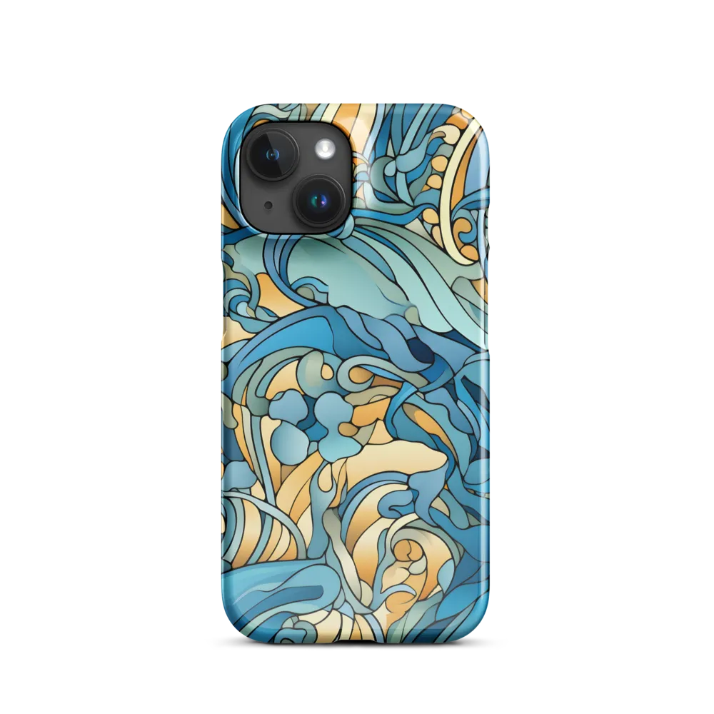 Dancing Waves of the Ocean | Phone Case |  15 | Snap Case | Glossy