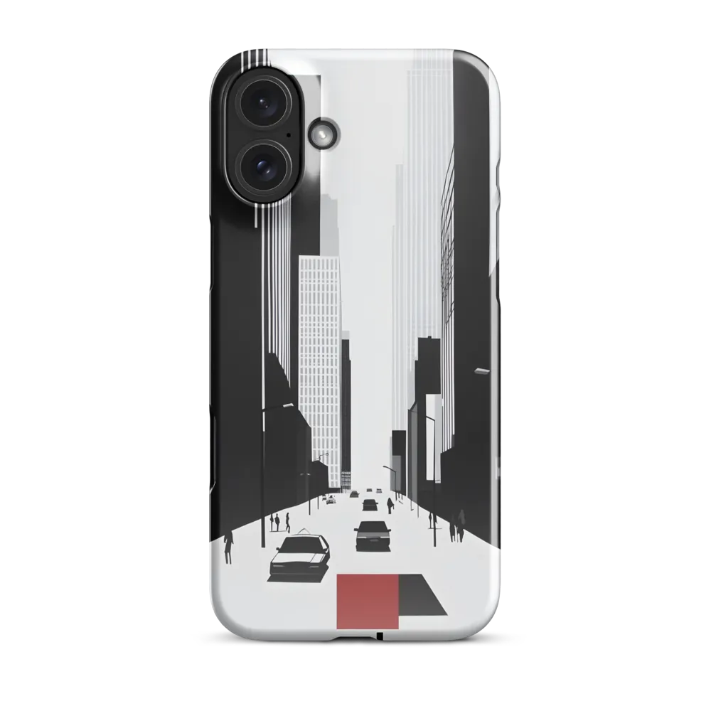 Urban Solitude: A Minimalistic Cityscape
