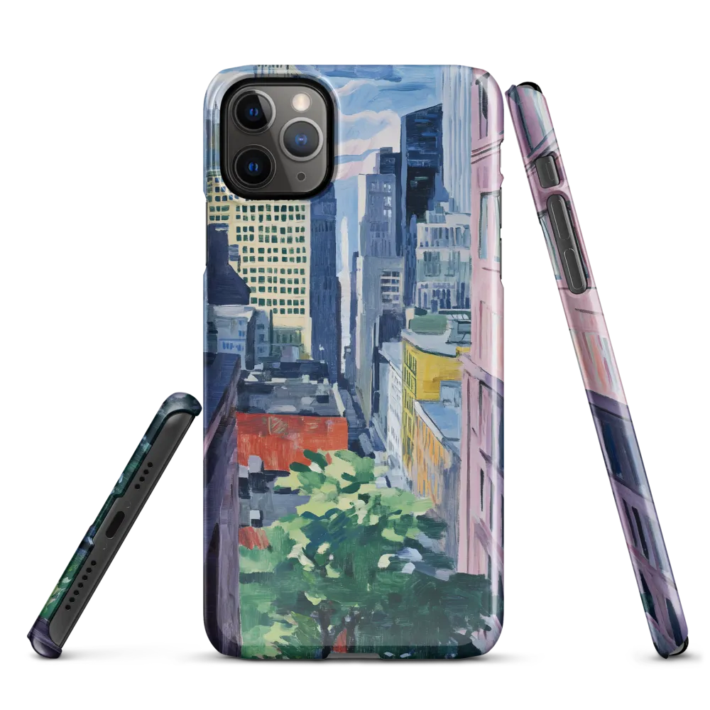 Urban Symphony: A Cityscape in Color | Phone Case |  11 Pro Max | Snap Case | Glossy