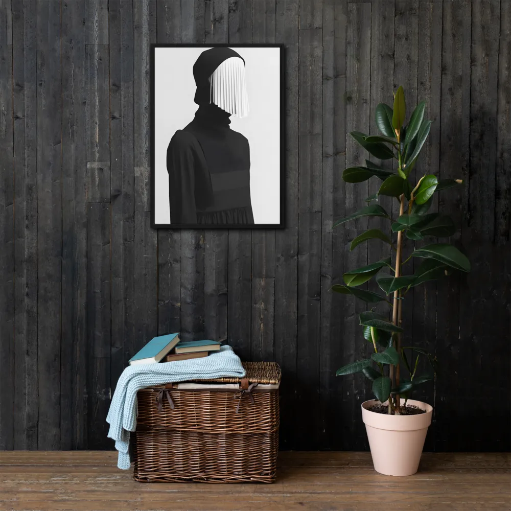 Veil of Mystery | Canvas with Black Frame | 20″×28″