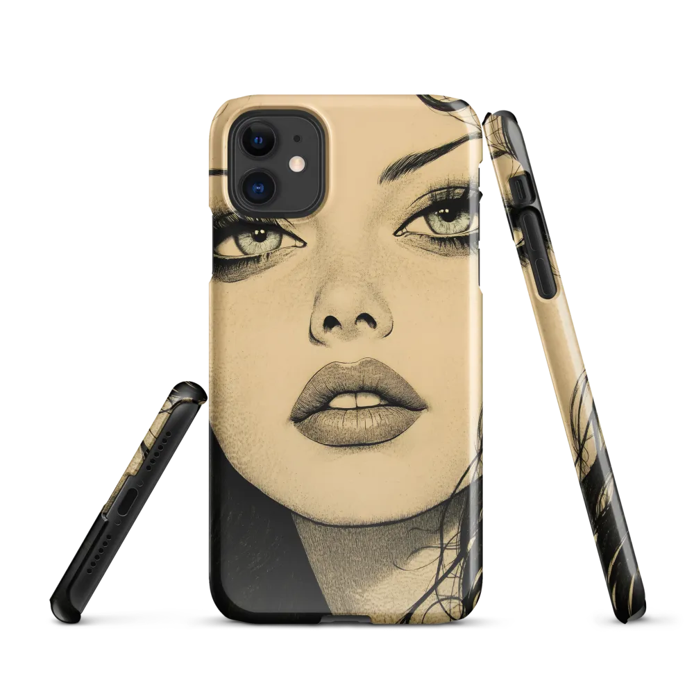 Enigmatic Gaze | Phone Case |  11 | Snap Case | Glossy