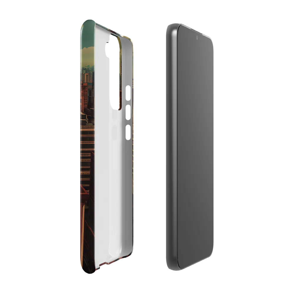 Urban Reverie: A Journey Through the City | Phone Case |  S22 Plus | Snap Case | Glossy