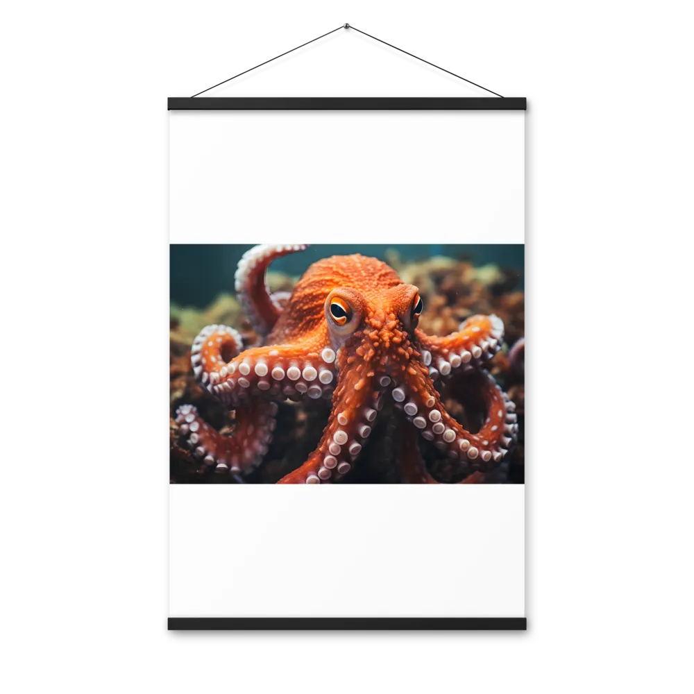 Curious Depths | Poster With Black Wood Hanger | 24″×36″