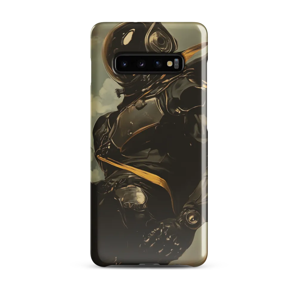 Ethereal Explorer: The Enigmatic Astronaut | Phone Case |  S10 Plus | Snap Case | Glossy