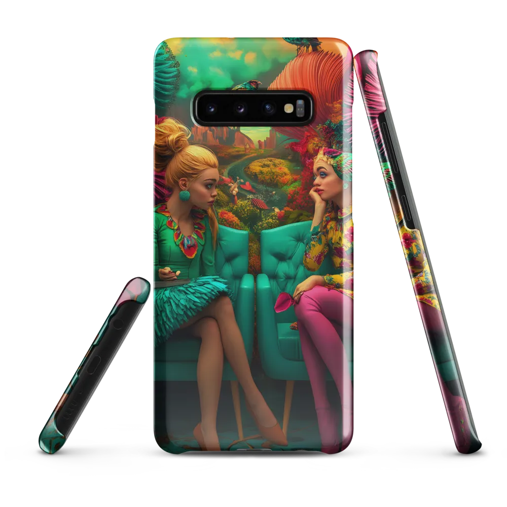 Whimsical Conversations | Phone Case |  S10 Plus | Snap Case | Glossy