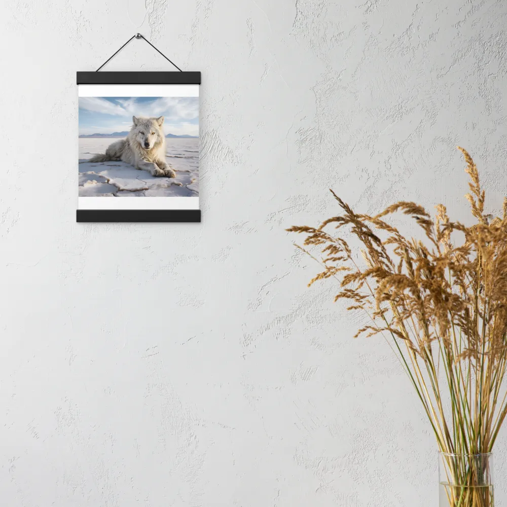 Guardian of the Salt Flats | Poster With Black Wood Hanger | 8″×10″