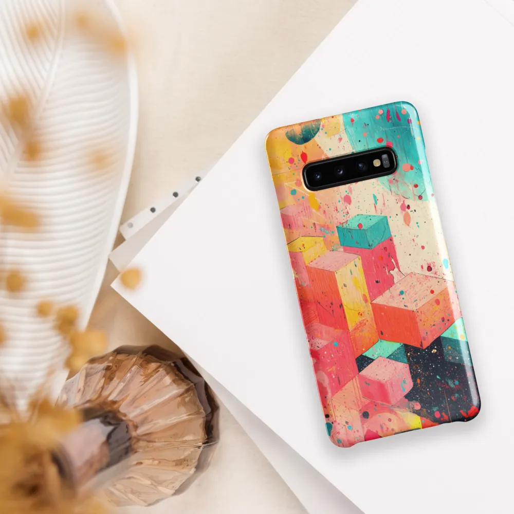 Cubist Symphony in Color | Phone Case |  S10 Plus | Snap Case | Glossy