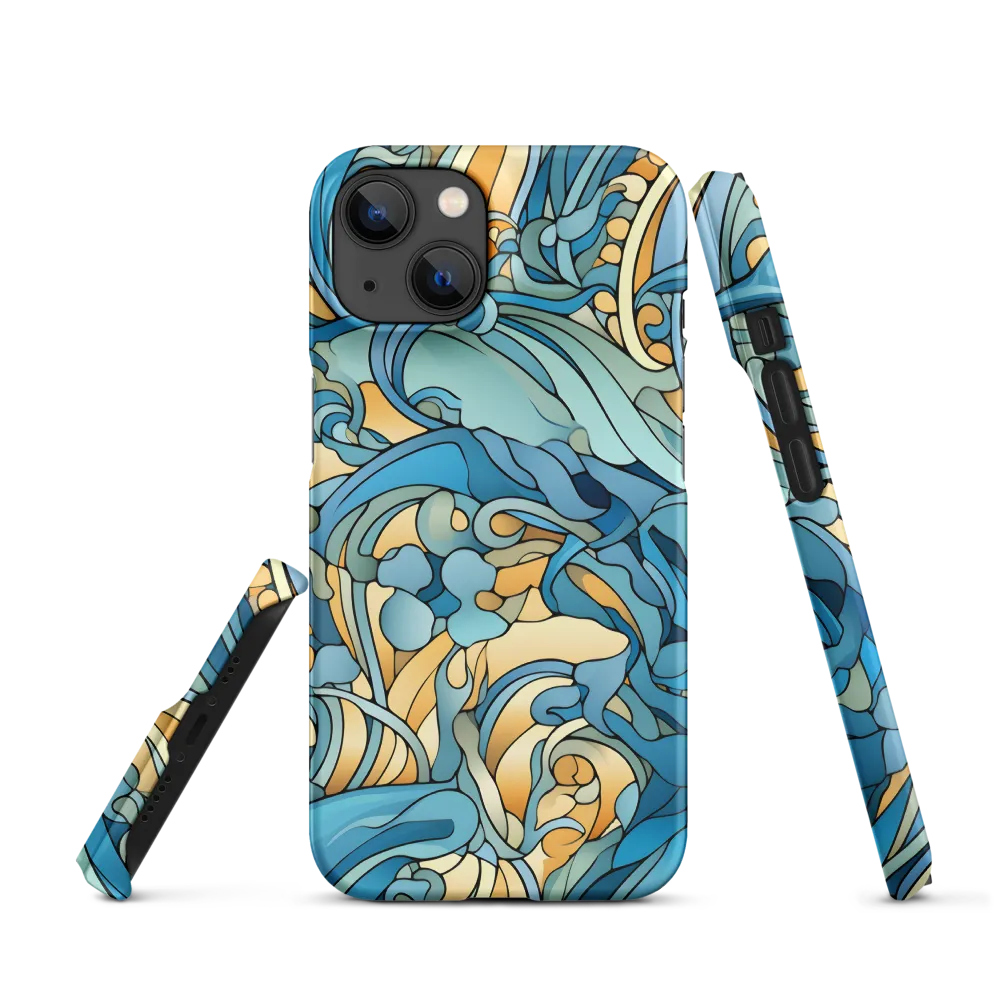 Dancing Waves of the Ocean | Phone Case |  14 | Snap Case | Matte