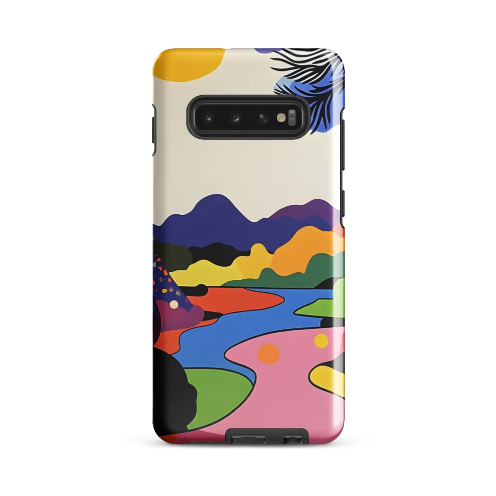 Whimsical Landscape in Color | Phone Case |  S10 Plus | Tough Case | Glossy