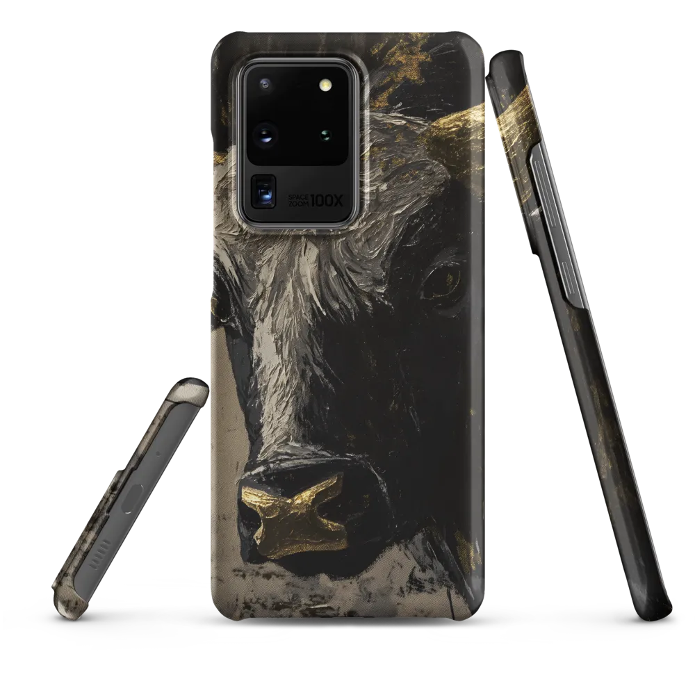 Majestic Bull: The Power in Black and Gold