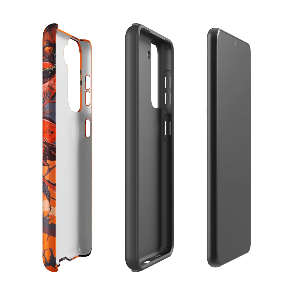 Life in Motion: An Abstract Tree | Phone Case |  S21 | Tough Case | Matte