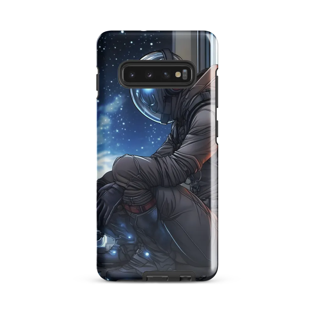 Astronaut's Solitude | Phone Case |  S10 Plus | Tough Case | Glossy