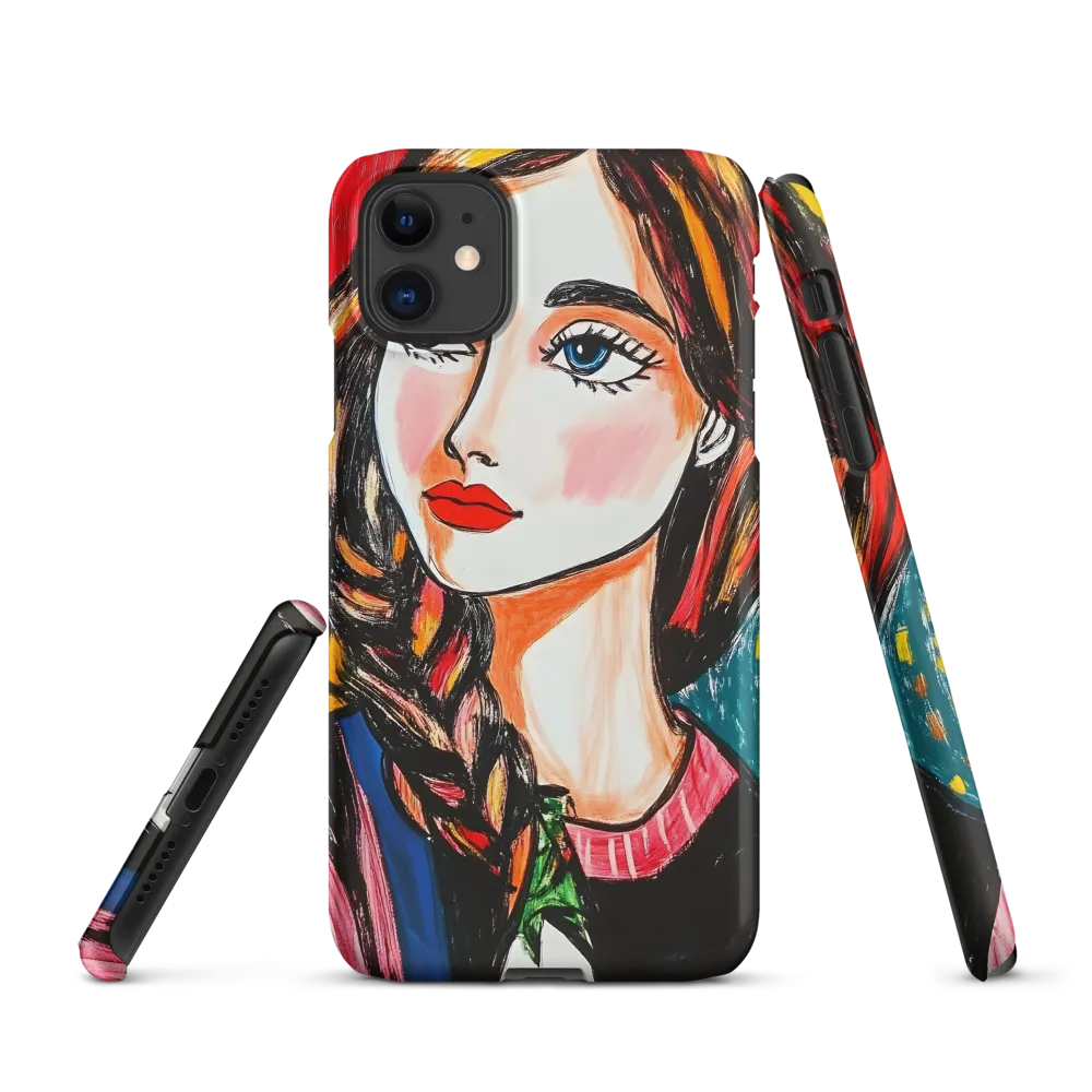 Confident Gaze | Phone Case |  11 | Snap Case | Matte