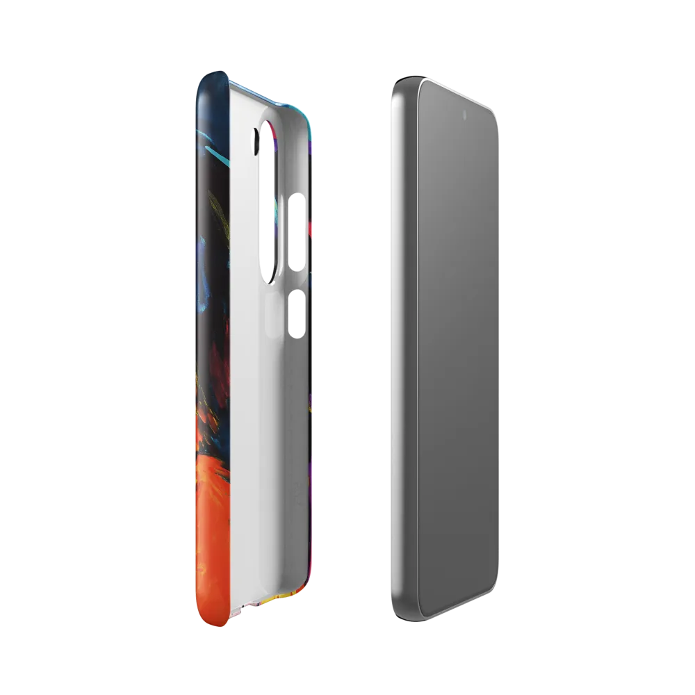 Vibrant Companions: An Expression of Canine Spirit | Phone Case |  S23 | Snap Case | Glossy