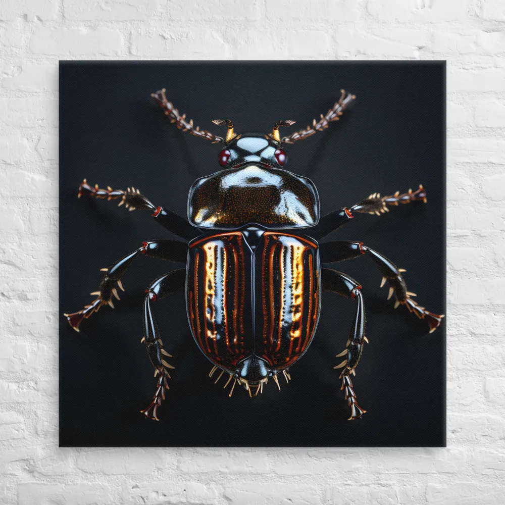Luminous Insect Majesty | Canvas | 36″×36″