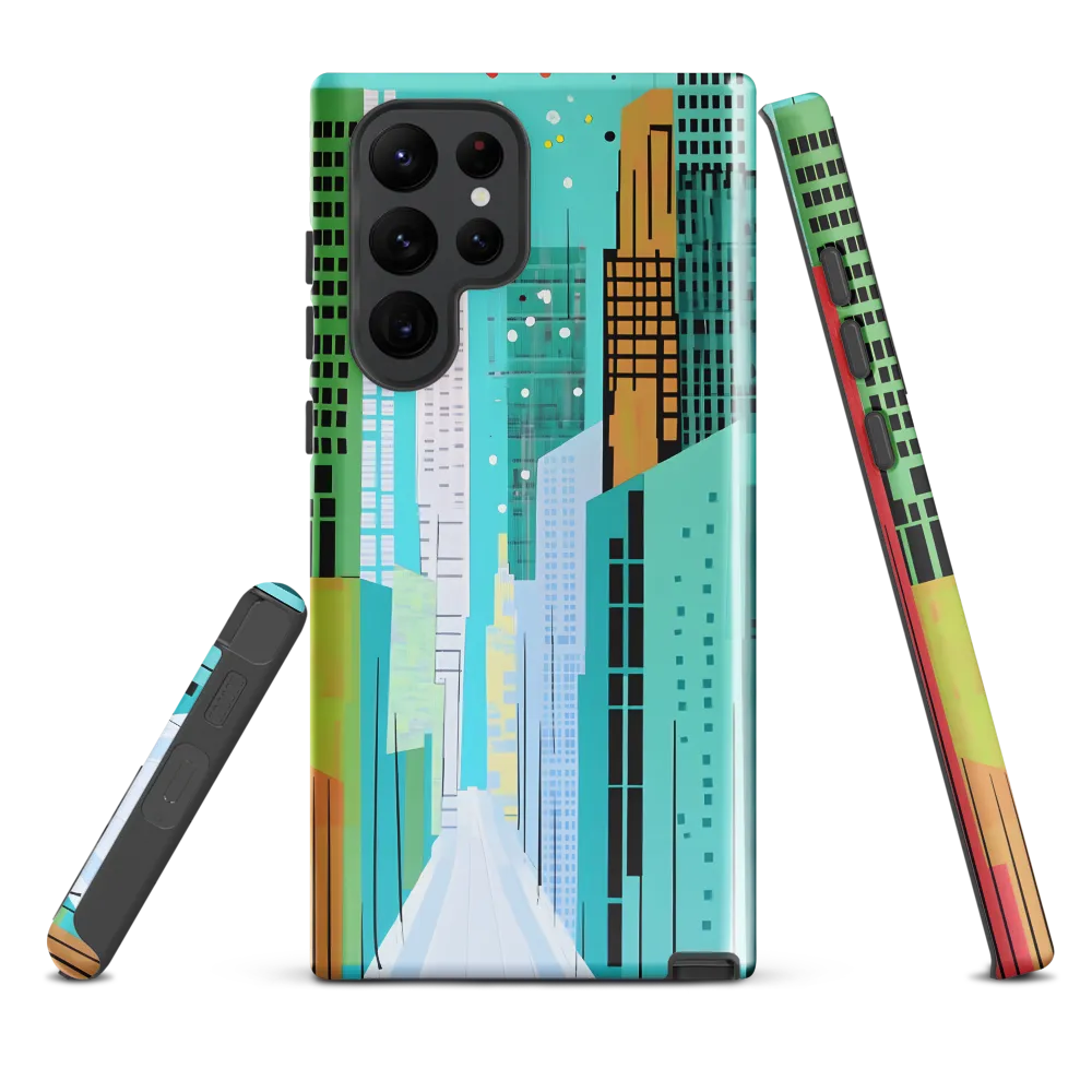 Urban Symphony in Turquoise