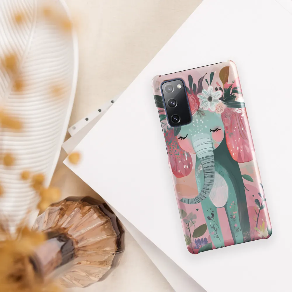 Whimsical Elephant in Bloom