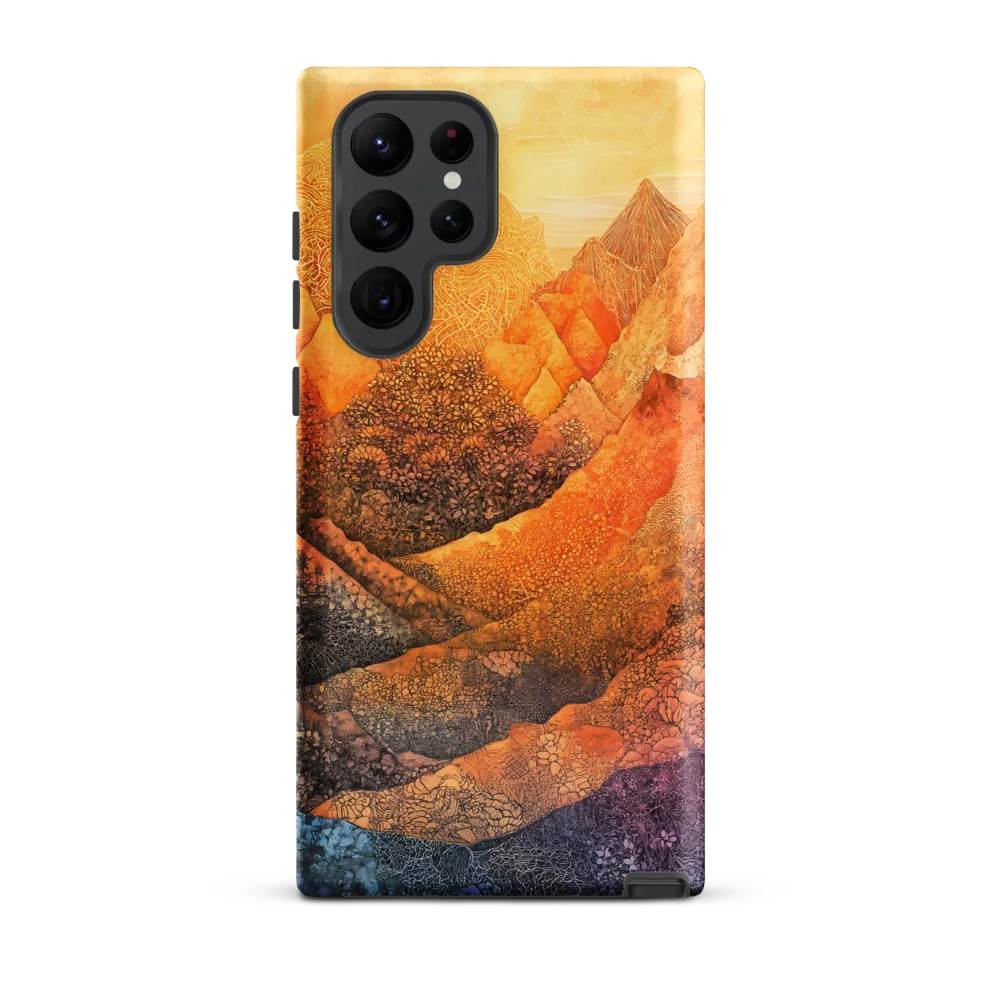Serene Peaks of Color