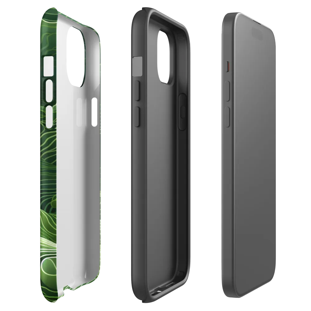 Whispers of Green Hills | Phone Case |  15 Plus | Tough Case | Matte