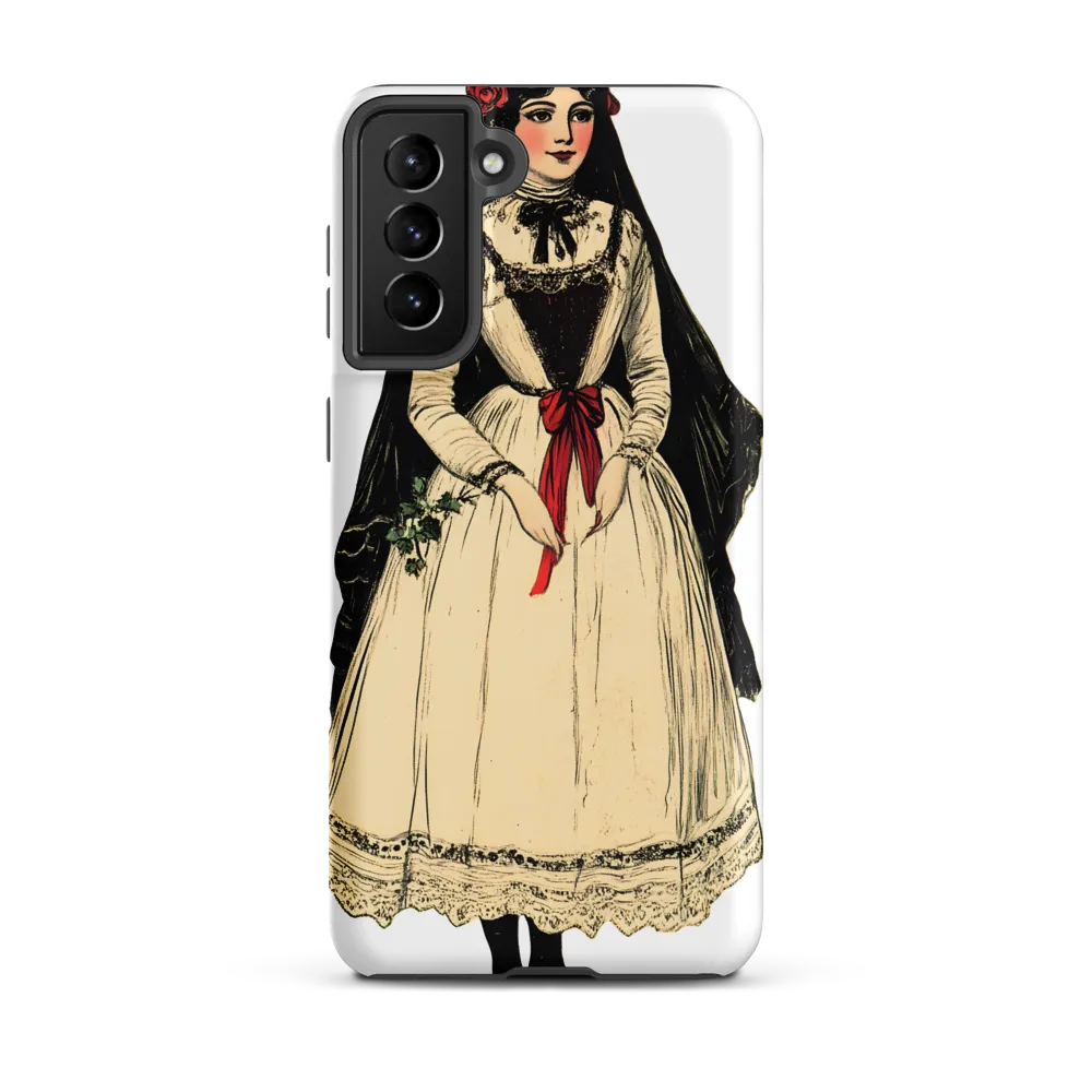 Elegance in Tradition: A Folk Portrait