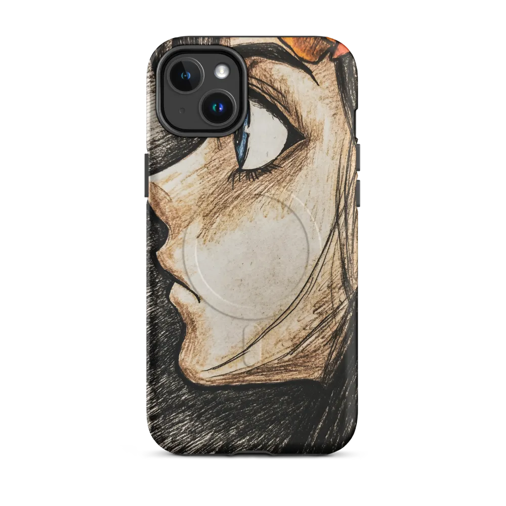 Reflections in Profile | Phone Case |  14 Plus | MagSafe® Tough Case | Matte