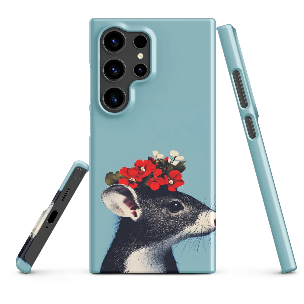 Whimsical Flora: A Mouse's Floral Crown