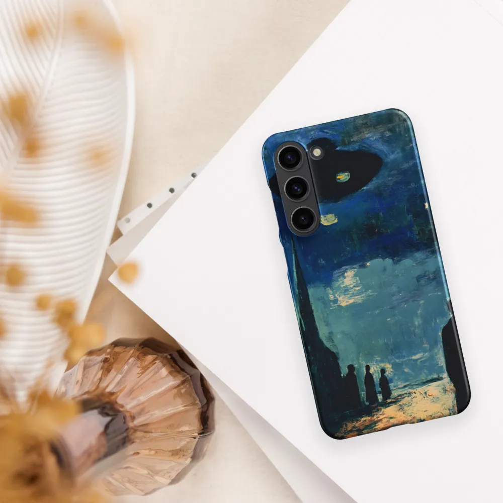 Enigmatic Encounter: A Surrealist UFO Landscape | Phone Case |  S23 Plus | Snap Case | Matte